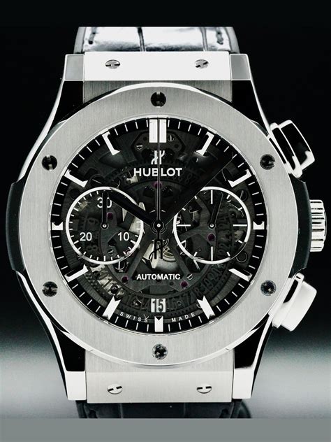 hublot classic fusion aero chronograph titanium